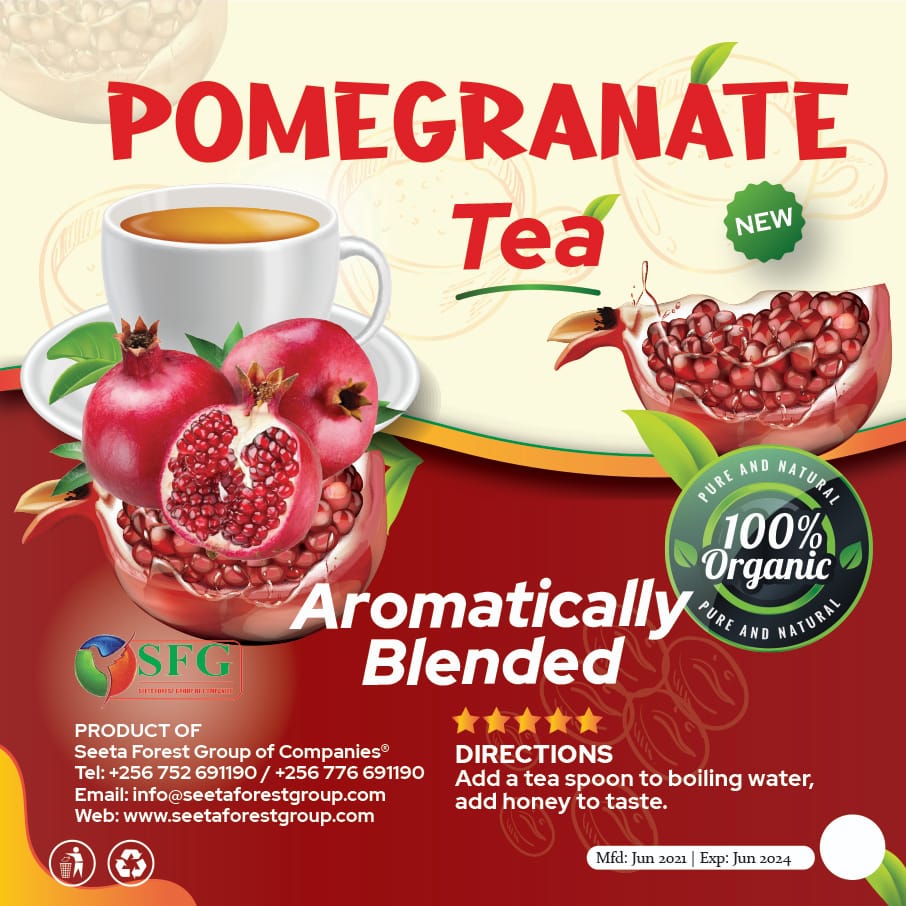 Pomegranate Tea ~ Aromatically Blended 100% Organic