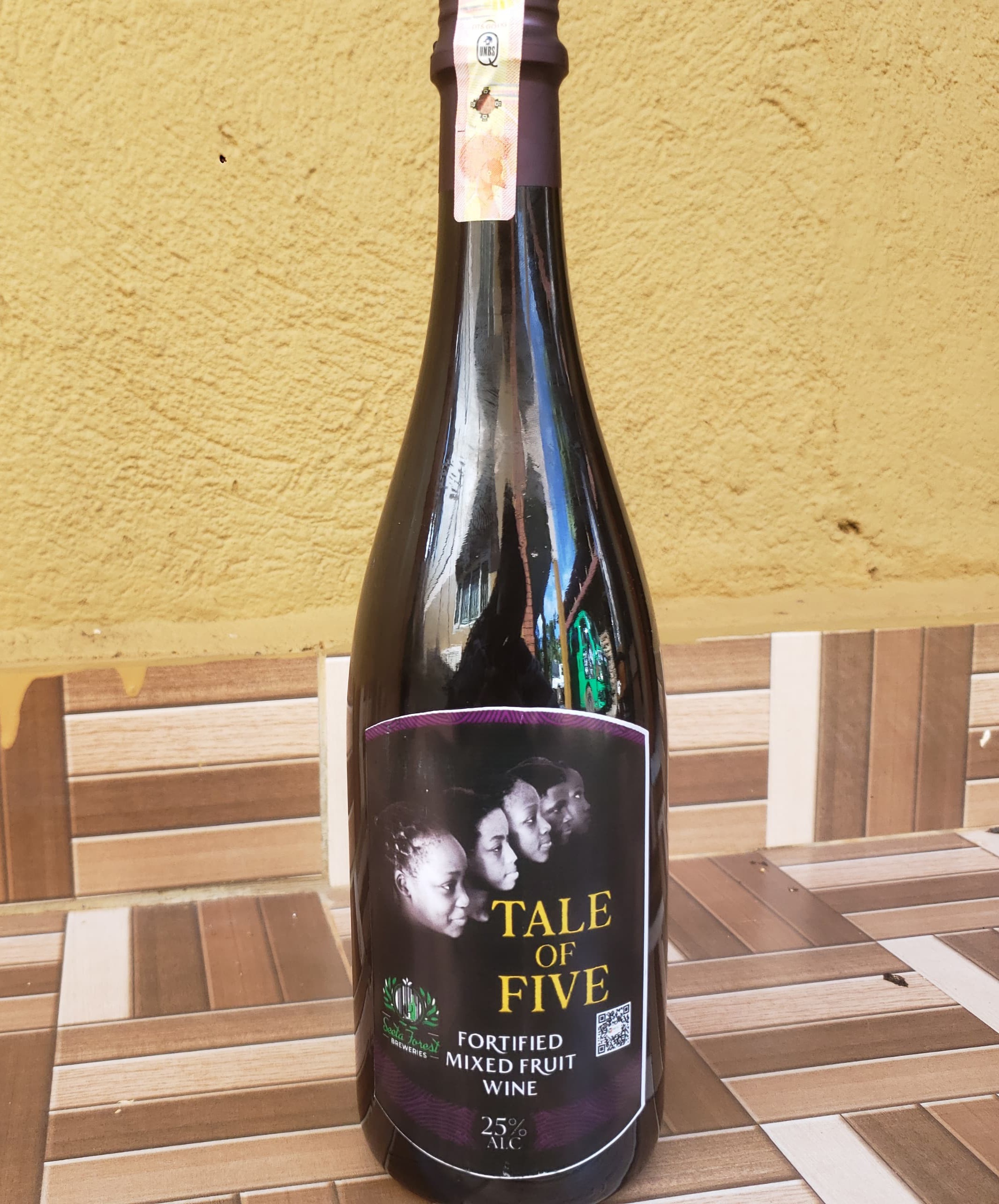 Fortified mixed fruit wine